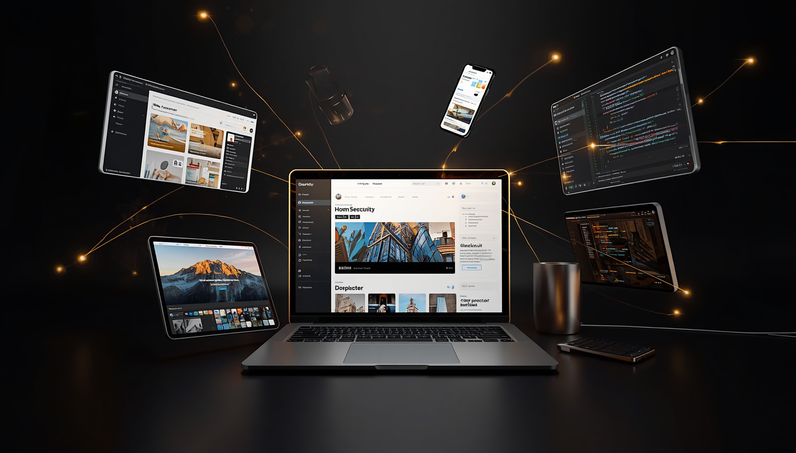 Developer customizing a WordPress site theme